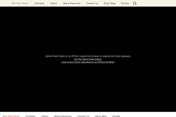 Music theme site design template sample