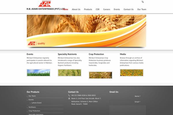 rbavari theme websites examples