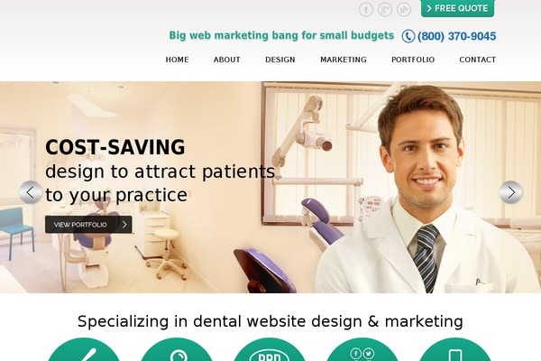 firstdentist theme websites examples