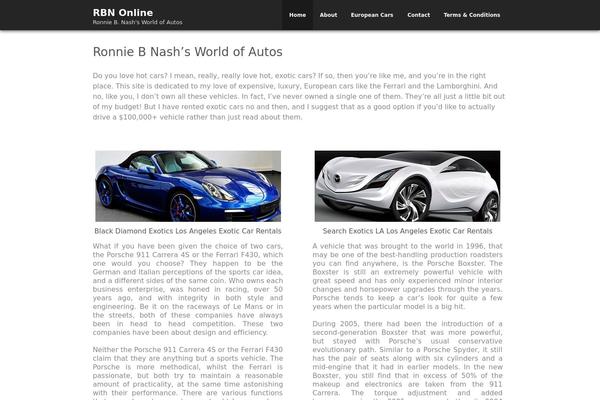 Engrave (Lite) theme site design template sample