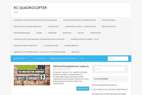 Zox-news-child theme site design template sample