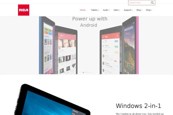 Satellite theme site design template sample