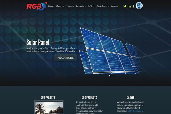 Fusion theme site design template sample
