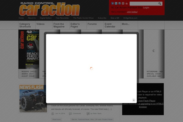 Site using Sassy Social Share plugin