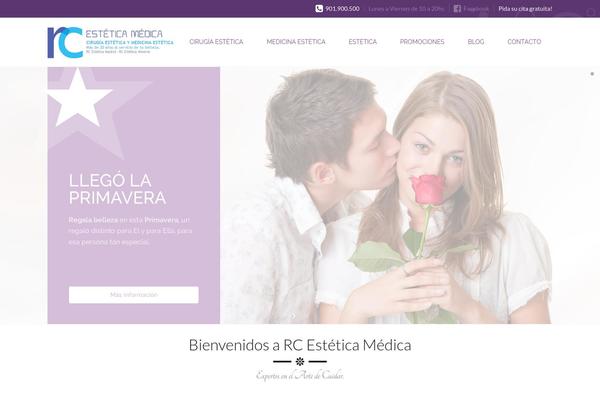 Spa Lab theme site design template sample