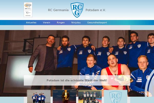 Rcg theme site design template sample