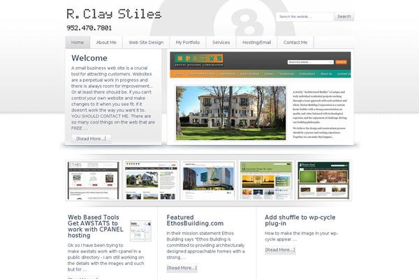 Crystal theme site design template sample