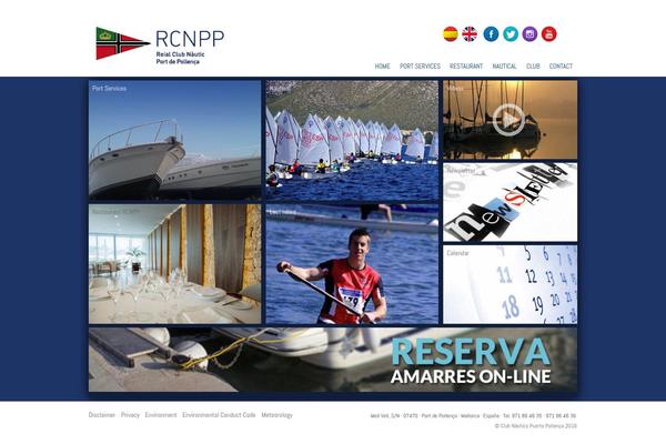 Building blocks theme site design template sample