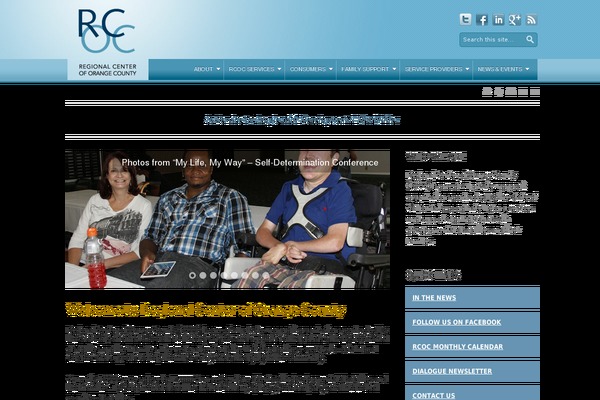 Site using WP-chgFontSize plugin