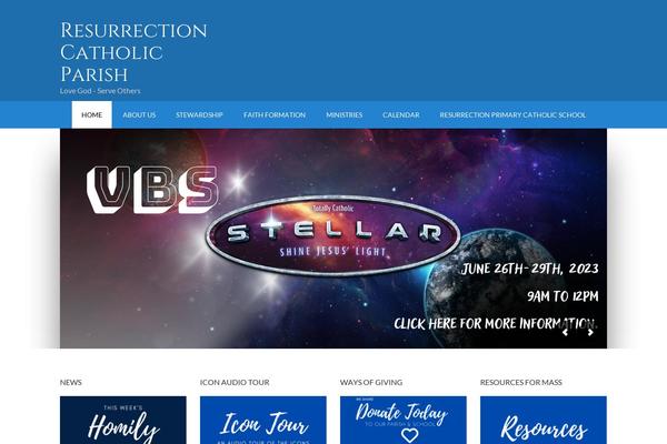 Outreach Pro theme site design template sample