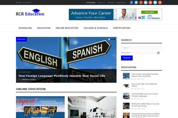 Renad theme site design template sample