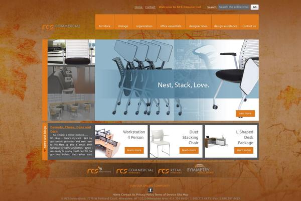 Rcs theme site design template sample