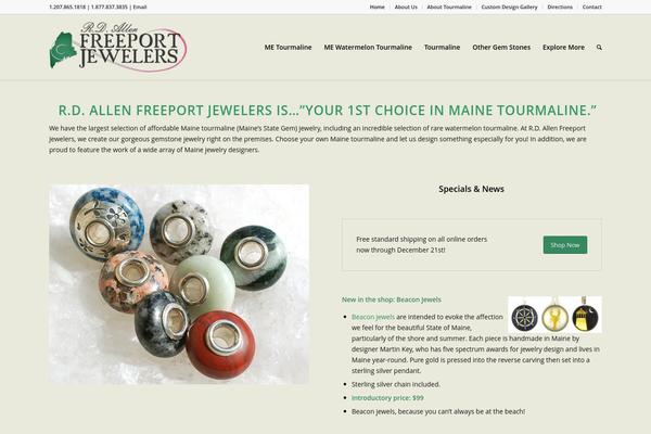 Enfold theme site design template sample