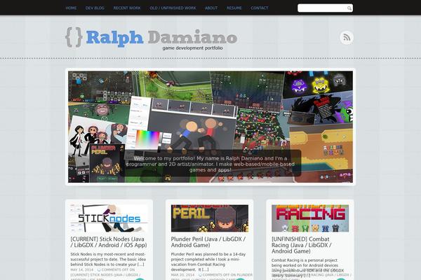 JournalCrunch theme site design template sample