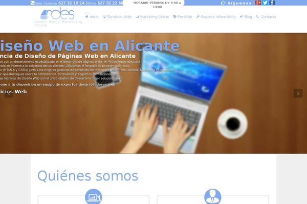 Site using Slidorion plugin