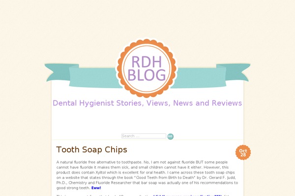 Buttercream theme site design template sample