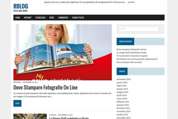 MH Newsdesk lite theme site design template sample