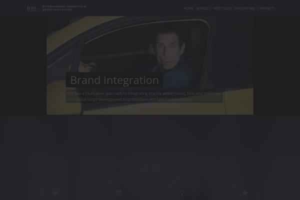 North theme site design template sample