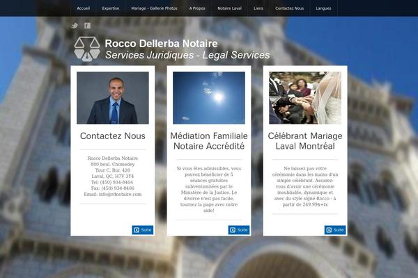 The Firm theme site design template sample
