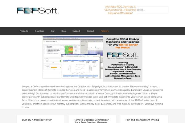 Enterprise Pro theme site design template sample