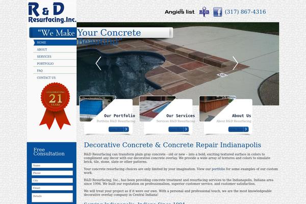 rdresurfacing.com site used Rd