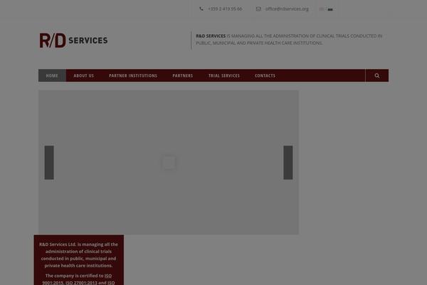 Transport-child theme site design template sample