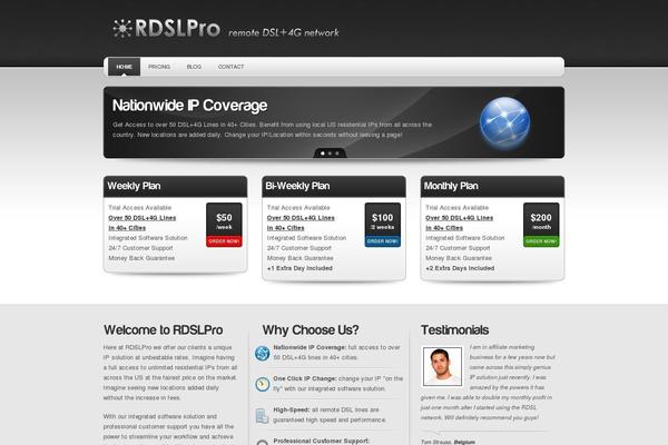 Phenomenon theme site design template sample