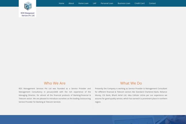 Rds theme site design template sample