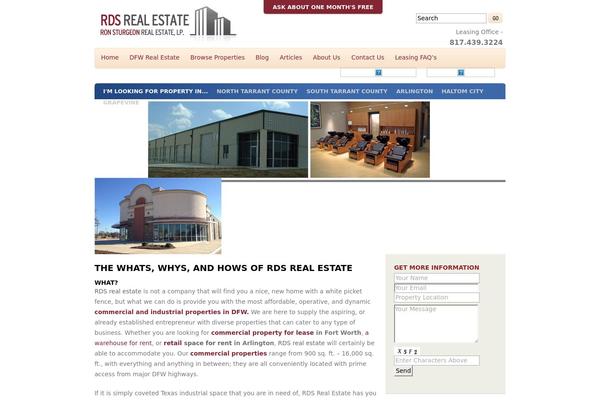 RealEstate theme site design template sample