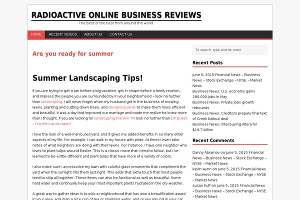 MH Magazine lite theme site design template sample