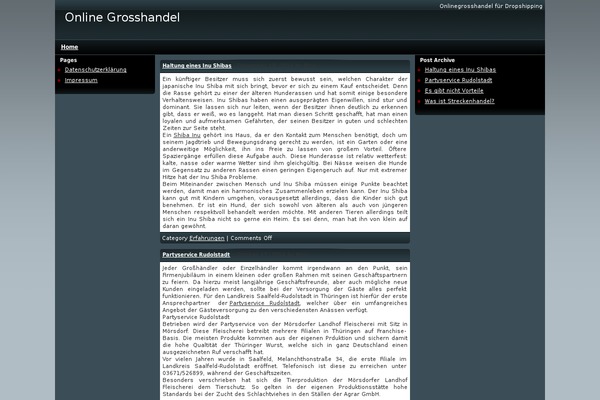 Contrast Style theme site design template sample