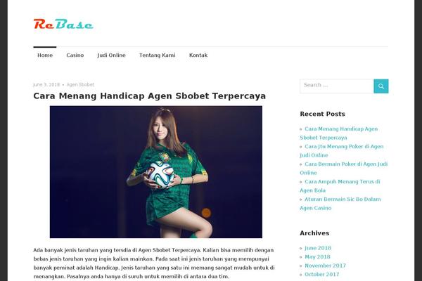 Maxwell theme site design template sample
