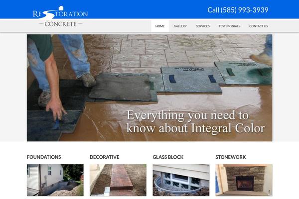 Outreach Pro theme site design template sample