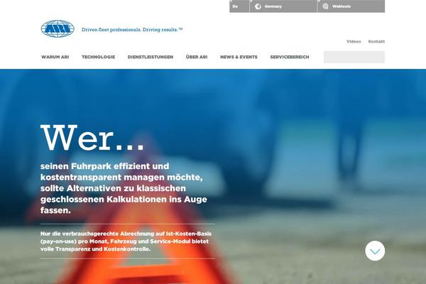Ari_theme theme site design template sample
