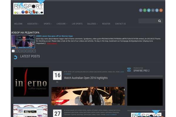 Site using Crumina_slider plugin