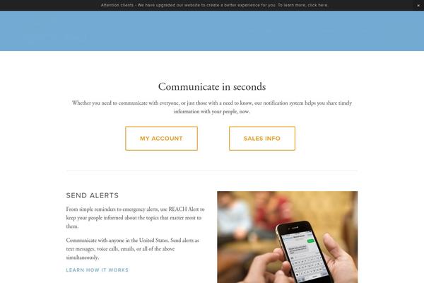 reachalert.com site used Coffee Break