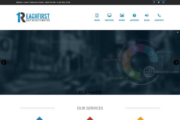 Mana theme site design template sample