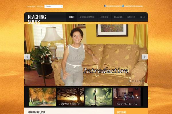 reachingsouls.biz site used Theme1562