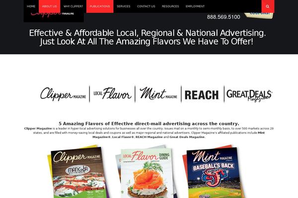 Foxy Child theme site design template sample