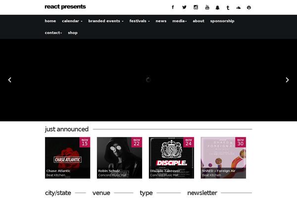 Site using Srizon Responsive Youtube Album plugin