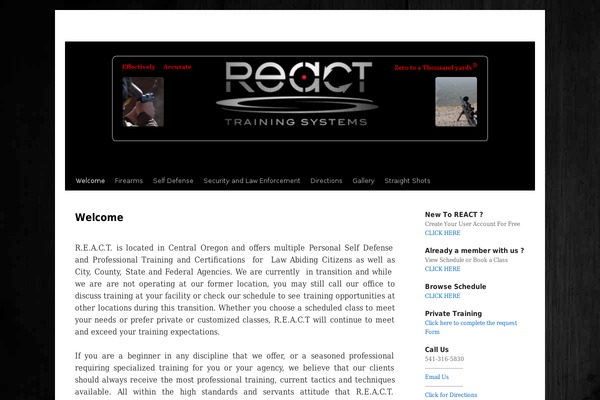 reacttrainingsystems.com site used Twenty Ten