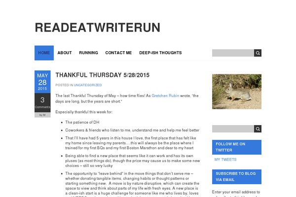 readeatwriterun.com site used Boldr-pro.1.4.0