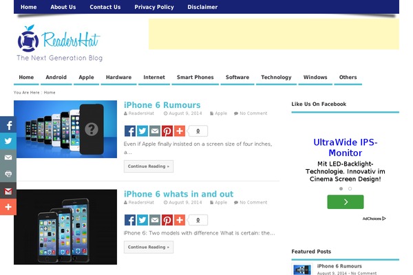 MesoColumn theme site design template sample
