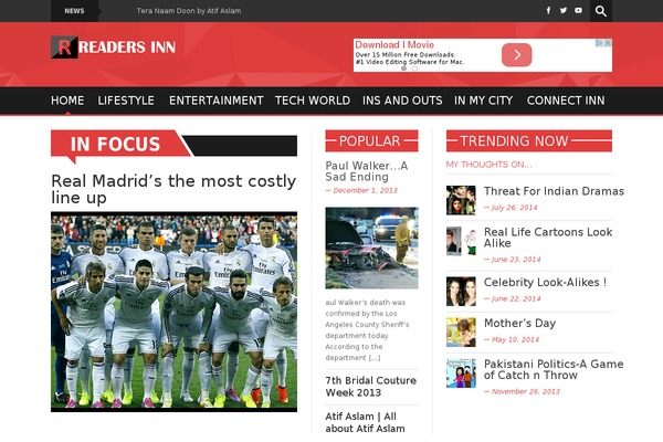 News Mix theme site design template sample