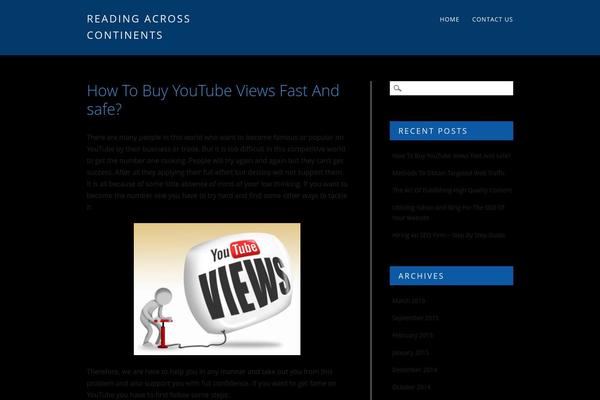 Hostmarks theme site design template sample