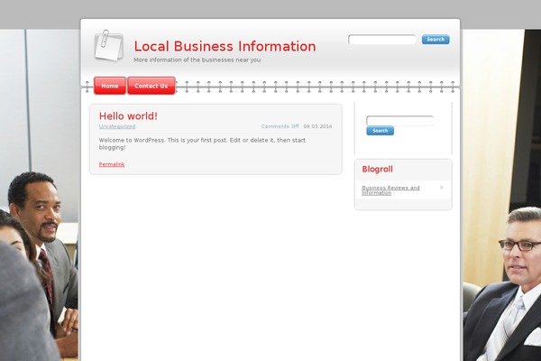 Modern Notepad theme site design template sample