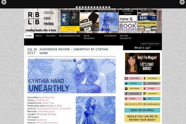 Site using Ultimate-book-blogger plugin