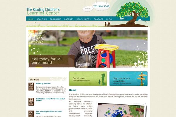 Child_care_creative theme site design template sample