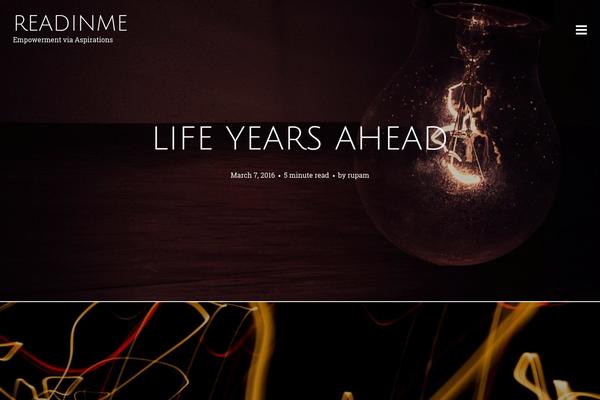 Ink theme site design template sample
