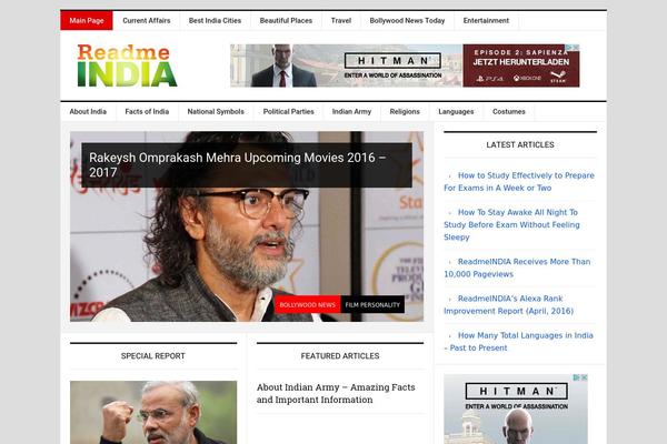 News Pro theme site design template sample
